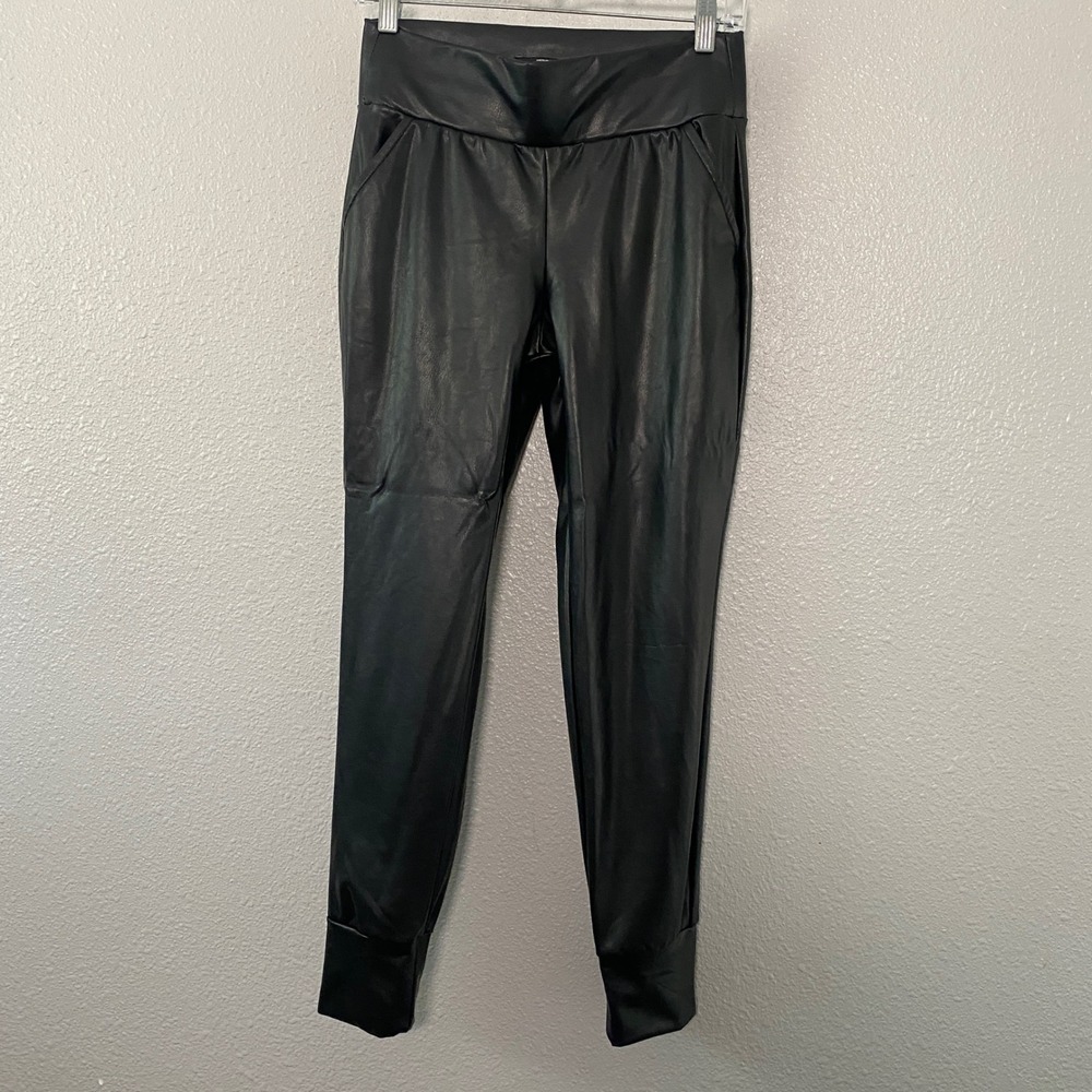 Rewash Vegan Leather Pants Small Grunge Punk Goth Straight Leg Biker Chick